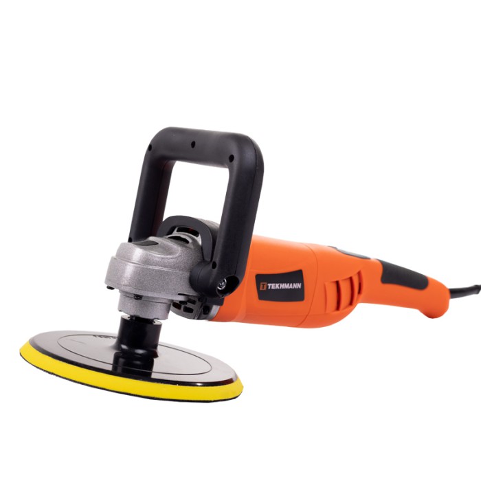 Полірувальна машина Tekhmann TCP-18/1500 D, 1500 Вт, 1000-3000 об/хв, діаметр диска 180 мм