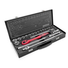 Професійний набір інструменту INTERTOOL ET-6025, 1/2", 25 од. (гол. 10-32 мм)