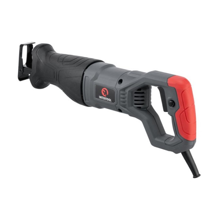 Шабельна пила INTERTOOL DT-0400, 710 Вт, 0-2800 об/хв, макс. різ 115 мм, хід пилки 20 мм