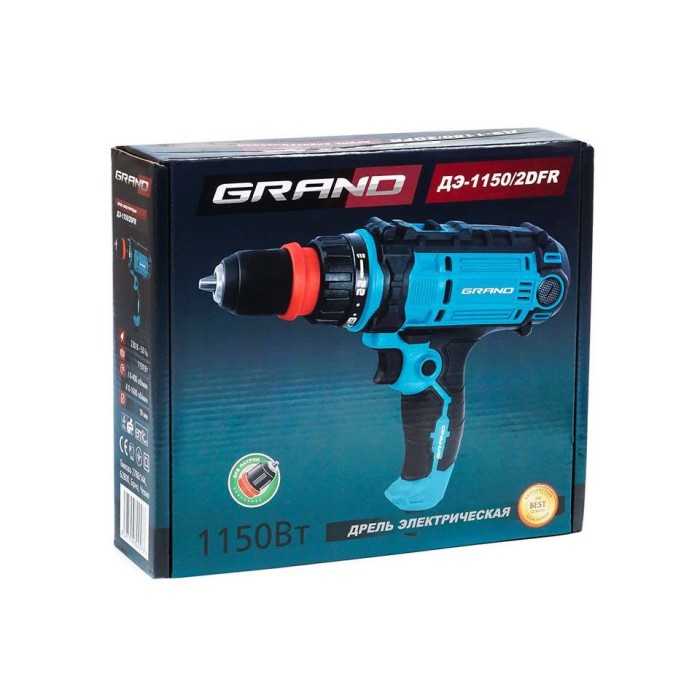 Мережевий шуруповерт GRAND ДЕ-1150/2ДФР