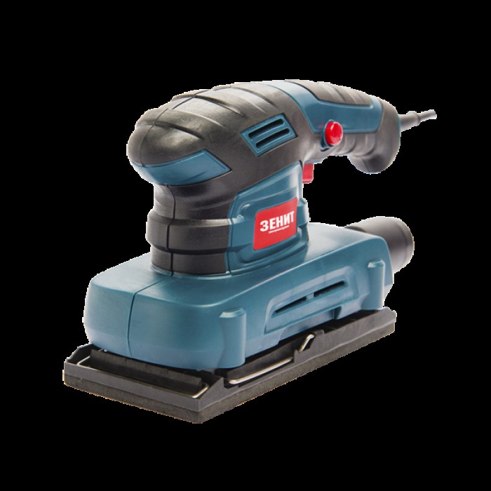 Вібраційна шліфмашина Зеніт ЗВШ-3790, 370 Вт, розмір платформи 90*187 мм, частота вібрації, хв⁻1