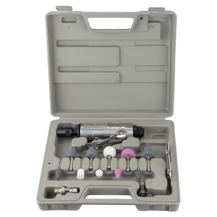 Шліфмашинка пряма пневматична з аксесуарами в кейсі 250000б/хв SIGMA (6732851)