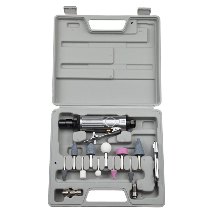 Шліфмашинка пряма пневматична з аксесуарами в кейсі 250000б/хв SIGMA (6732851)