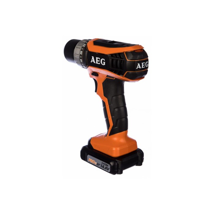 Шуруповерт-дриль акумуляторний AEG BS14 G3 LI-202C, Li-Ion, 14.4 В, 2 Ач, 36 Нм, 13 мм, 2 акк, кейс