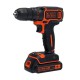 Шуруповерт-дриль акумуляторний Black+Decker BDCDC18KB (18 В, 1.5 Аг, 30 Нм + 2 акумулятора і кейс)