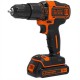 Шуруповерт-дриль ударний акумуляторний Black+Decker BDCHD18KB (18 В, 1.5 Аг, 30 Нм + 2 акумулятора і кейс)