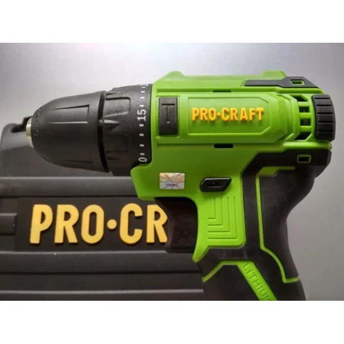 Шуруповерт акумуляторний PROCRAFT РА-18 BL (4 А/год) BRUSHLESS (безщітковий)