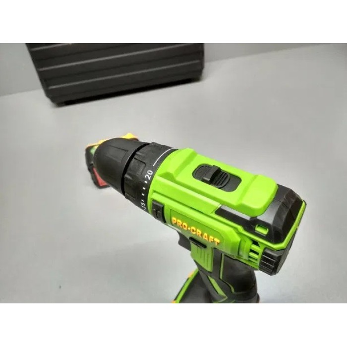 Шуруповерт акумуляторний PROCRAFT РА-18 BL (4 А/год) BRUSHLESS (безщітковий)