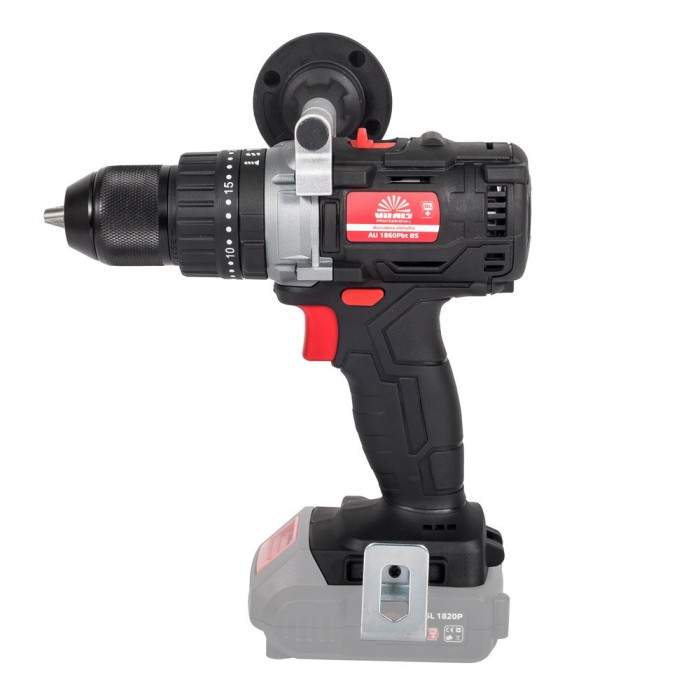 Шуруповерт акумуляторний Vitals Professional AU 1860Pbt BS, 18, Li-ion, 1800 об/хв, 60 Нм, LED підсвічування