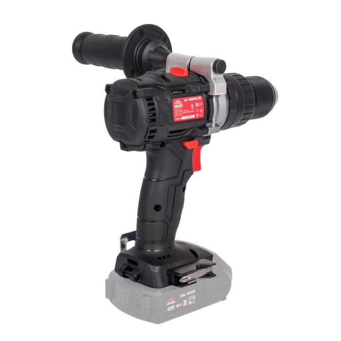 Шуруповерт акумуляторний Vitals Professional AU 1860Pbt BS, 18, Li-ion, 1800 об/хв, 60 Нм, LED підсвічування