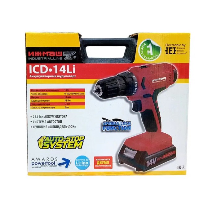 Шуруповерт акумуляторний ІЖМАШ ICD-14Li