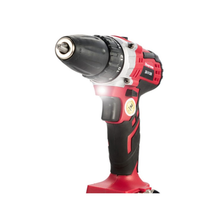 Шурупроверт акумуляторний Енергомаш ДШ-3112ЛБ, Li-ion, 12 В, 2 акк., 2,0 А/год, LED підсвічування, 2 швидкості, кейс