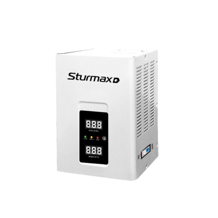 Стабілізатор напруги релейний LED 10000 ВA настінний Sturmax PSM9310000RV
