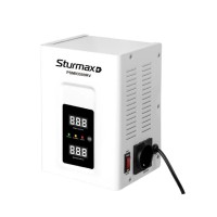 Стабилизатор напряжения релейный LED 500 ВA настенный Sturmax PSM93500RV