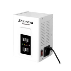 Стабилизатор напряжения релейный LED 500 ВA настенный Sturmax PSM93500RV