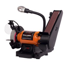 Верстат стрічково-шліфувальний Tekhmann TBG-4515 LB, 450 Вт, 2980 об/хв, диск 150х20х32 мм, стрічка 50×686 мм