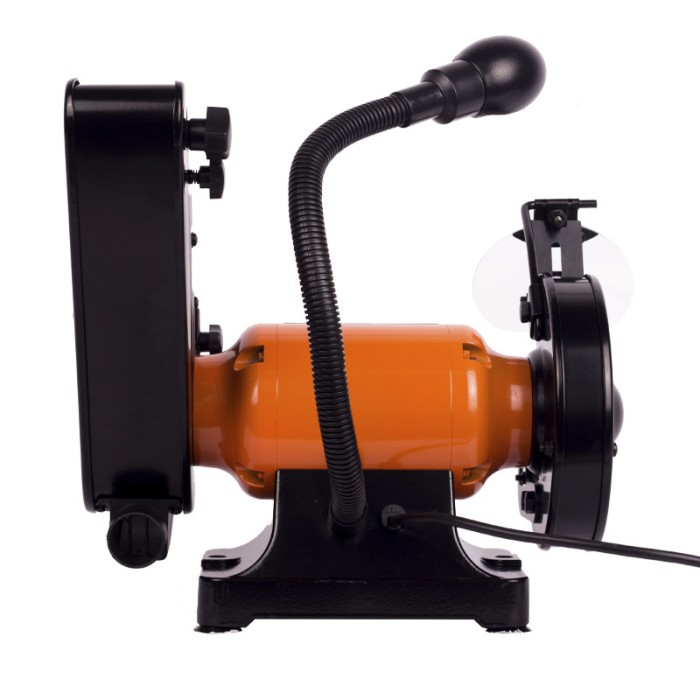 Верстат стрічково-шліфувальний Tekhmann TBG-4515 LB, 450 Вт, 2980 об/хв, диск 150х20х32 мм, стрічка 50×686 мм