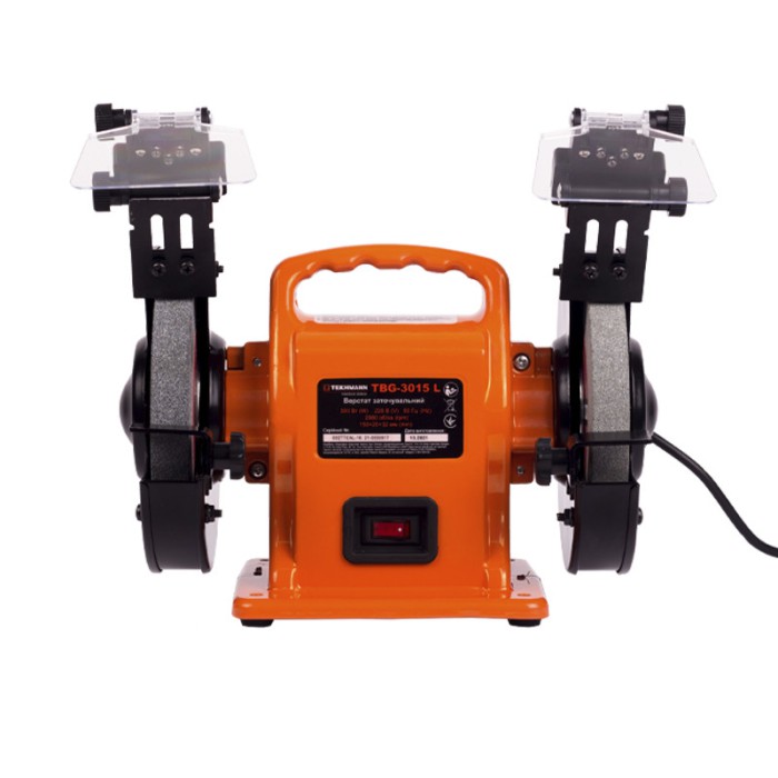Станок точильный Tekhmann TBG-3015 L, 300 Вт, 2980 об/мин, диаметр круга 150 мм