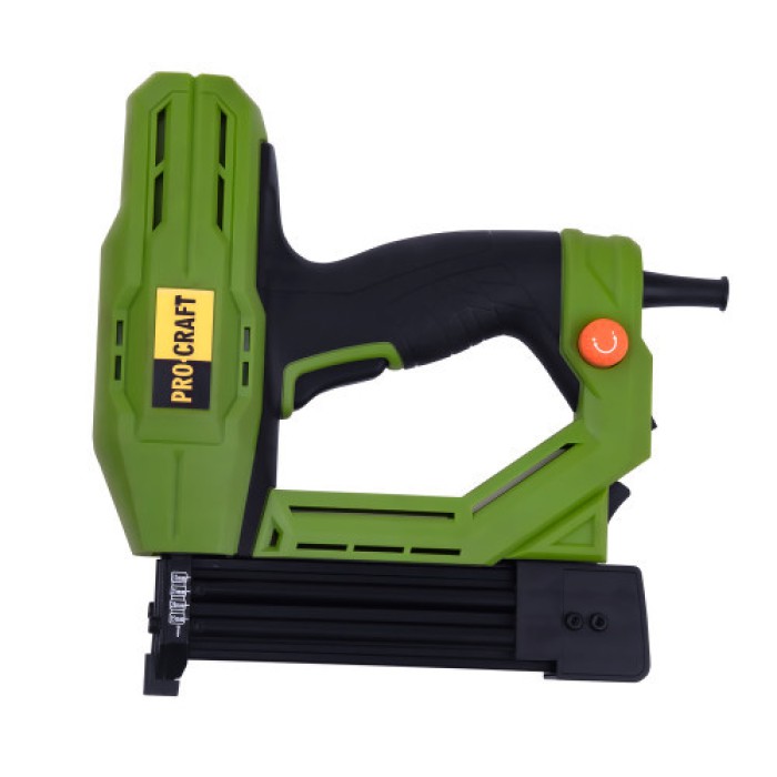 Степлер електричний комбінований PROCRAFT РЕН600 (Регульована сила удару, механізм антизаклинювання)
