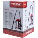 Будівельний пилосос акумуляторний Worcraft CVC-S20Li-20LA, Li-ion, 20 В, контейнер 20 л, без АКБ і ЗП