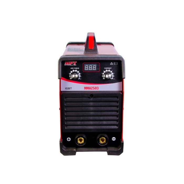 Зварювальний апарат інверторного типу MPT MMA2503, 20-250 А, 1.6-4.0 мм, аксесс. 6 шт.