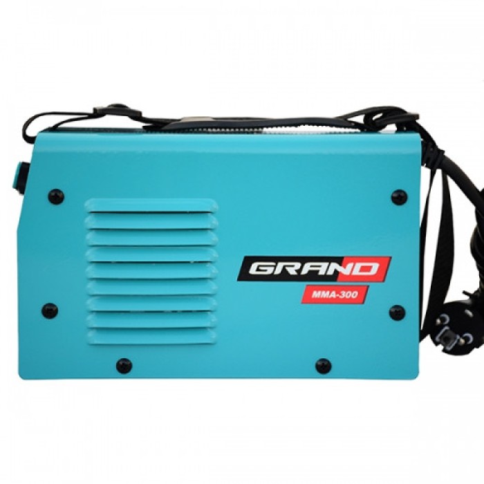 Зварювальний інверторний апарат Grand MMA-300, 6.9 кВт, дисплей, зварювальний струм 20-300 А, електроди 1.6-4.0