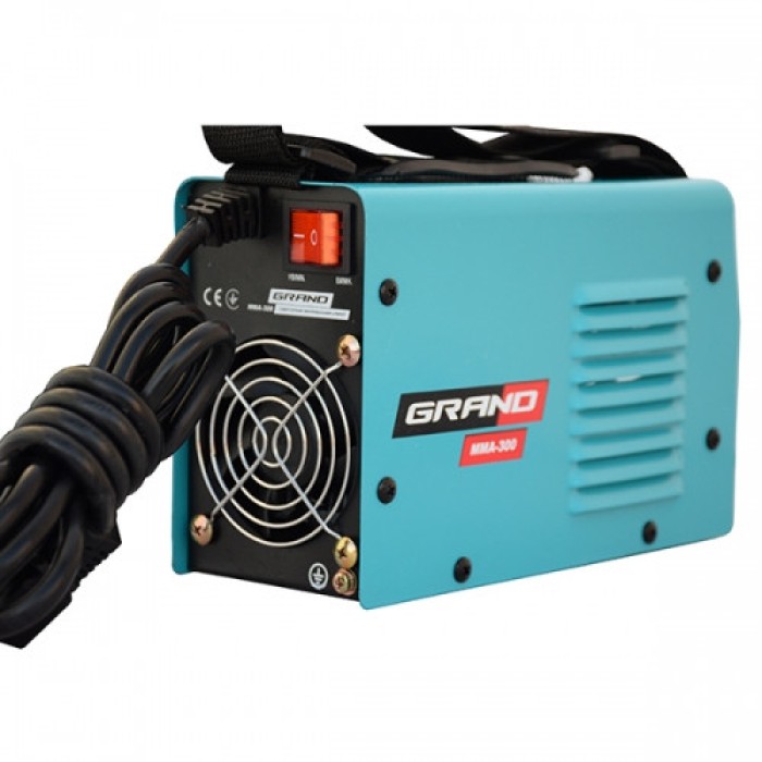 Зварювальний інверторний апарат Grand MMA-300, 6.9 кВт, дисплей, зварювальний струм 20-300 А, електроди 1.6-4.0