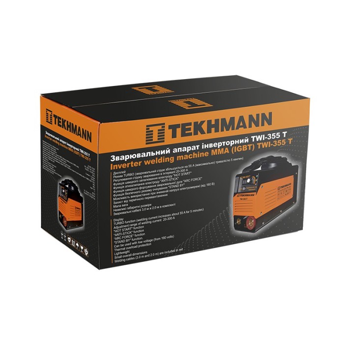 Зварювальний інверторний апарат Tekhmann TWI-355 Т