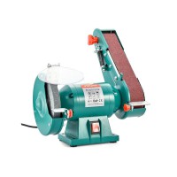 Точильний верстат дисково-стрічковий Sturm BG6015GR, 350 Вт, 2950 об/хв/1300об/хв-900м/хв, диск 150