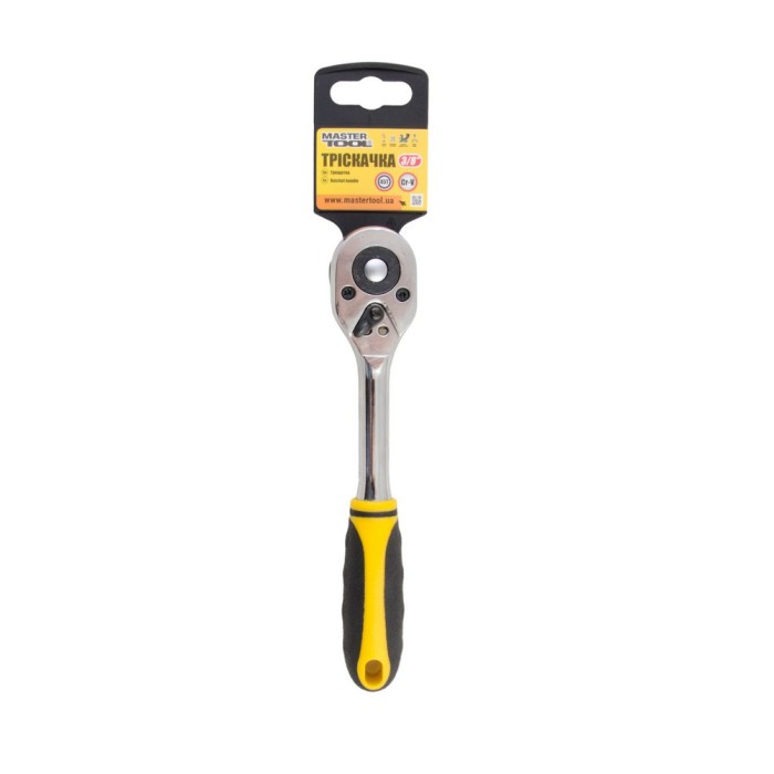 Трещотка MasterTool 78-0123, 3/8