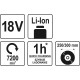 Триммер аккумуляторный YATO Li-Ion 18 В 30 см (БЕЗ АККУМУЛЯТОРА)  YT-82831