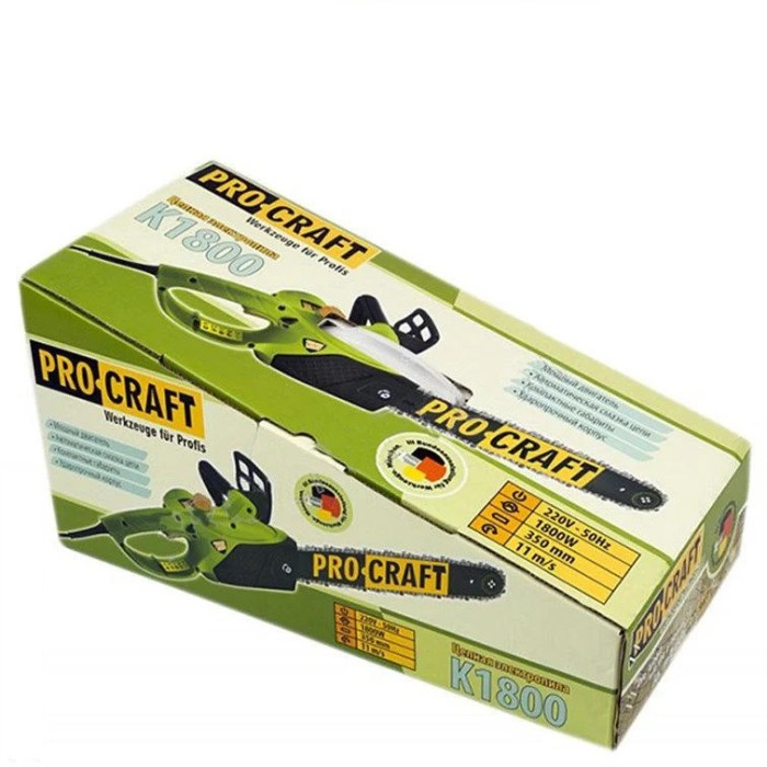 Цепная пила PROCRAFT K1800 боковая