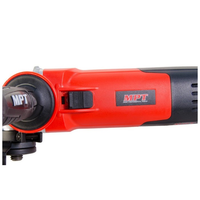 Кутова шліфувальна машина (болгарка) MPT MAG8003 PROFI, 125 мм, 800 Вт, 11000 об/хв, підшипники NSK Кутова шліфувальна машина (болгарка) MPT MAG8003 PROFI, 125 мм, 800 Вт, 11000 об/хв, підшипники NSK