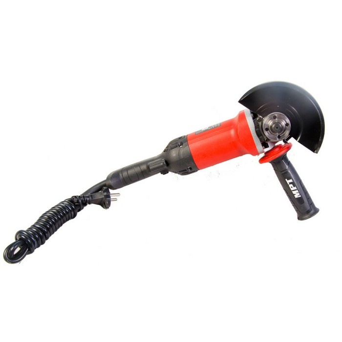 Кутова шліфувальна машина (болгарка) MPT MAGL9003.02, 125 мм, 900 Вт, 11000 об/хв, довга ручка Кутова шліфувальна машина (болгарка) MPT MAGL9003.02, 125 мм, 900 Вт, 11000 об/хв, довга ручка