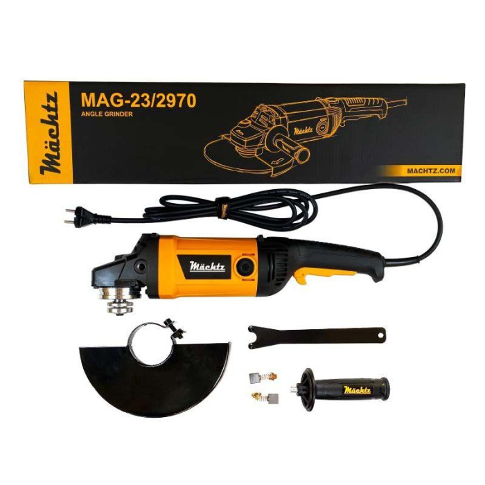 Кутова шліфувальна машина (болгарка) Mächtz MAG-23/2970 (230 мм диск, 2970 Вт)