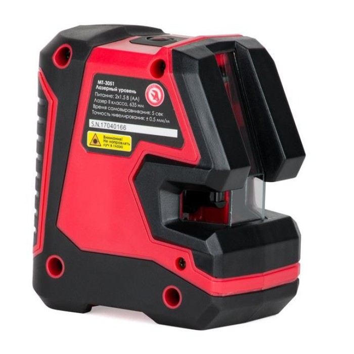 Рівень лазерний 180 град, 2 лазерні головки INTERTOOL МТ-3051