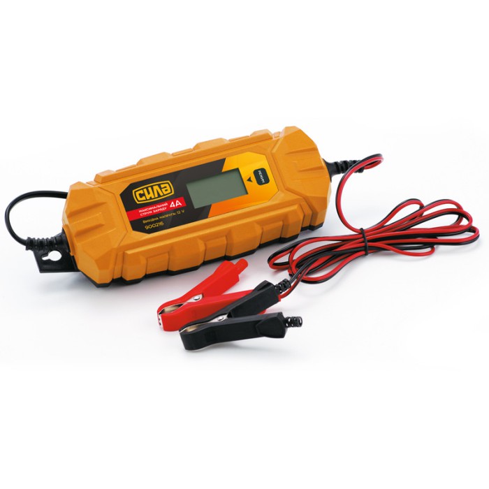 Пристрій зарядний 4А 12В (цифровий імпульсний) СИЛА 900216