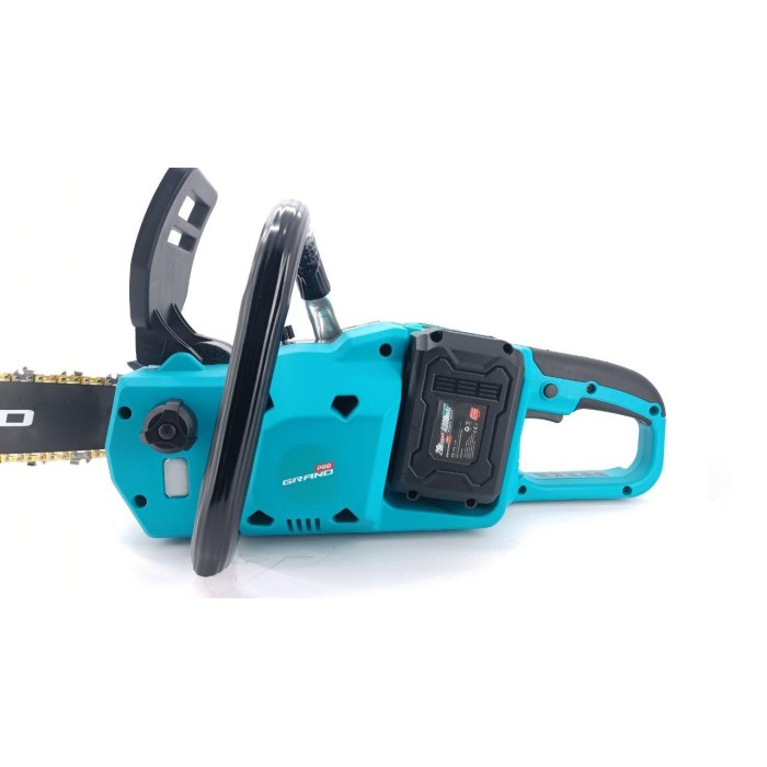 Акумуляторна безщіткова ланцюгова пила GRAND АПЦ-M40V/16 BL (2*20 В АКБ, шина 405 мм)