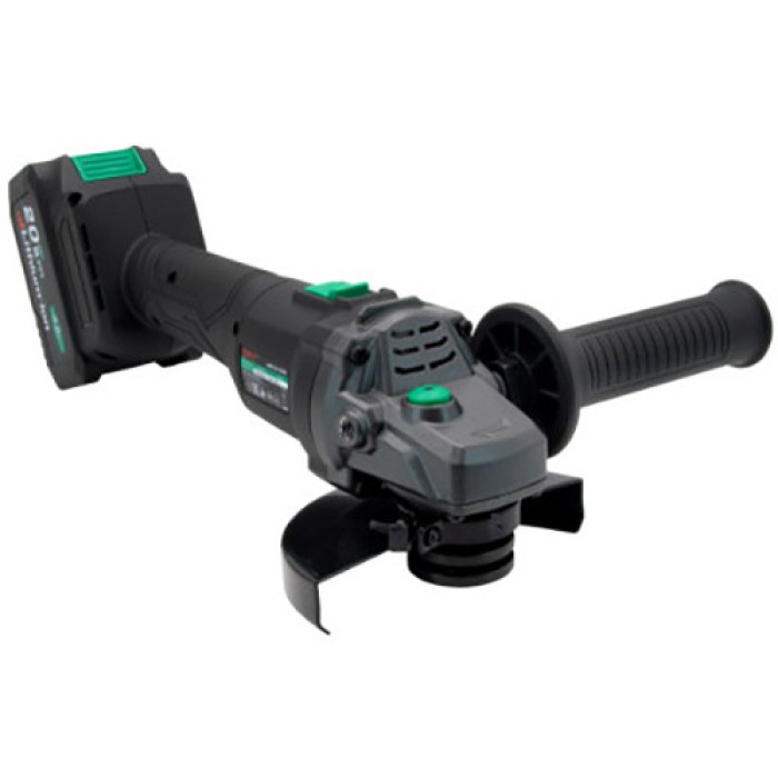 Акумуляторна безщіткова кутова шліфувальна машина (болгарка) DWT AWSP-20-125DN4 BMC (2 АКБ 20В, 4 Аг, кейс)