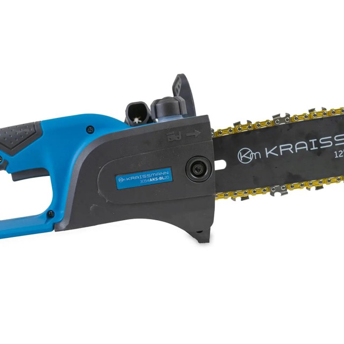 Акумуляторна міні-ланцюгова пила KRAISSMANN 3054 AKS-BL 20/2 MP, 20В, 4 А/год, 2 АКБ, 2 ланцюги, шина 305 мм, кейс Акумуляторна міні-ланцюгова пила KRAISSMANN 3054 AKS-BL 20/2 MP, 20В, 4 А/год, 2 АКБ, 2 ланцюги, шина 305 мм, кейс