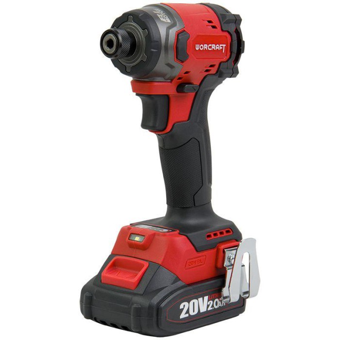Акумуляторний безщітковий гайковерт ударний WORCRAFT CIS-S20LiBM-260, 20В, 1 АКБ, 260 Нм, LED, 2 швидкості Акумуляторний безщітковий гайковерт ударний WORCRAFT CIS-S20LiBM-260, 20В, 1 АКБ, 260 Нм, LED, 2 швидкості