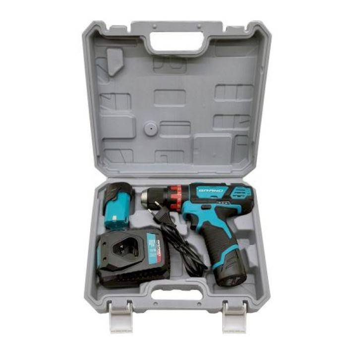 Акумуляторний ударний шуруповерт Grand ДА-12U/PRO (12В, 2 Ач, 2 акумулятора, кейс) Акумуляторний ударний шуруповерт Grand ДА-12U/PRO (12В, 2 Ач, 2 акумулятора, кейс)