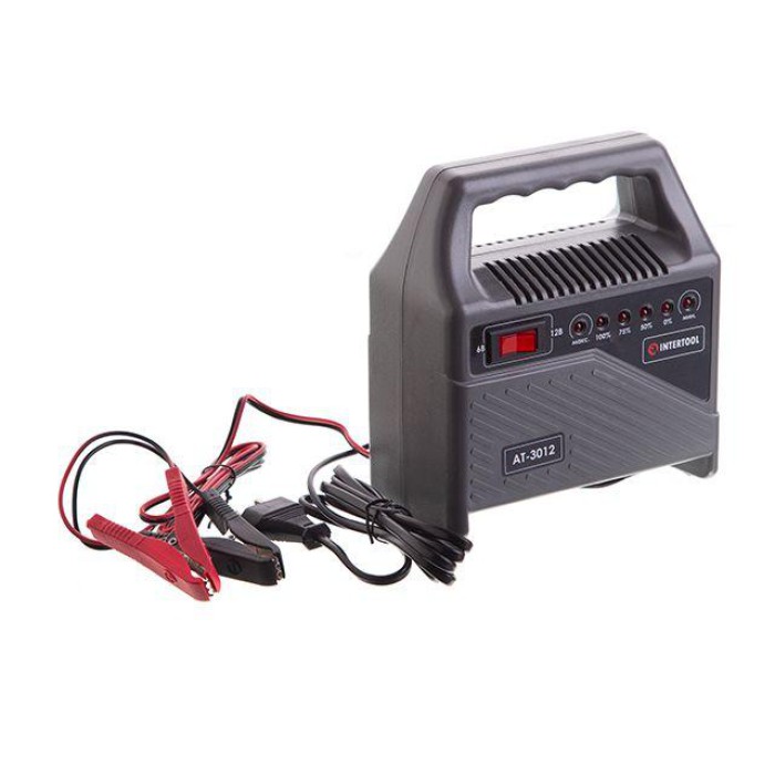 Автомобільний зарядний пристрій для АКБ INTERTOOL AT-3012