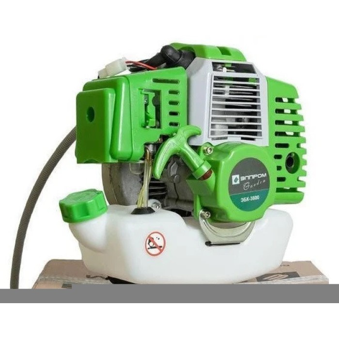 Бензокоса Елпром ЕБК-3800, 3800 Вт, 5.2 л. с., 49 см3, 9000 об/хв, ширина скосу ніж/ліска 254/415 мм.