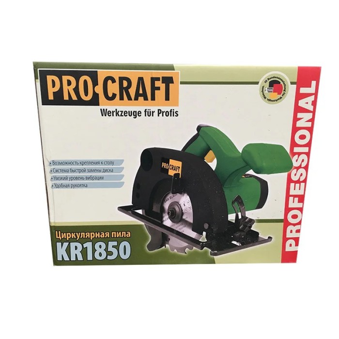Дискова пила PROCRAFT KR140/1850 Дискова пила PROCRAFT KR140/1850