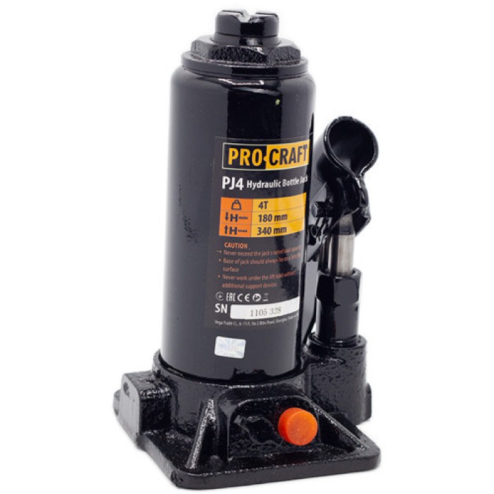 Домкрат гідравлічний Procraft PJ4 бренд UNIVERSAL (4 т, 180-340 мм)