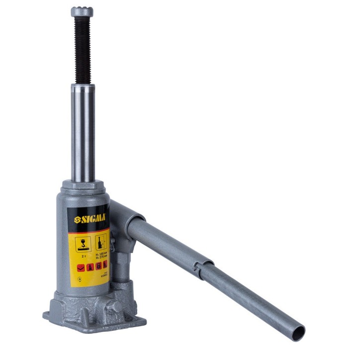 Домкрат гідравлічний пляшковий 2 т H 148-278м Standard SIGMA (6106021)