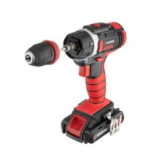 Дриль-шуруповерт акумуляторна INTERTOOL WT-0317, Li-Ion 18, 25 Nm, 0-400/0-1500 об/хв, 2x2.0 Ач