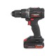 Дрель-шуруповерт аккумуляторная с бесщеточным двигателем INTERTOOL WT-0360, 20 В, 60 Nm, кейс