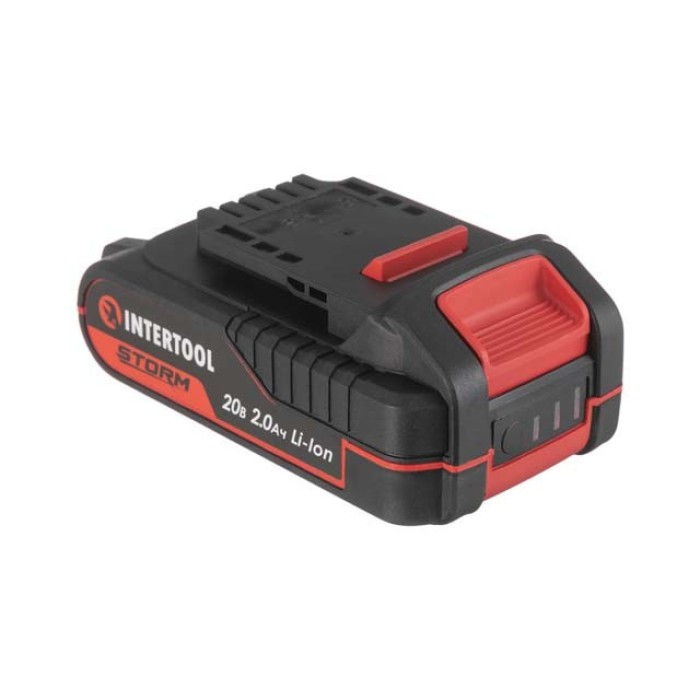 Дрель-шуруповерт аккумуляторная с бесщеточным двигателем INTERTOOL WT-0360, 20 В, 60 Nm, кейс